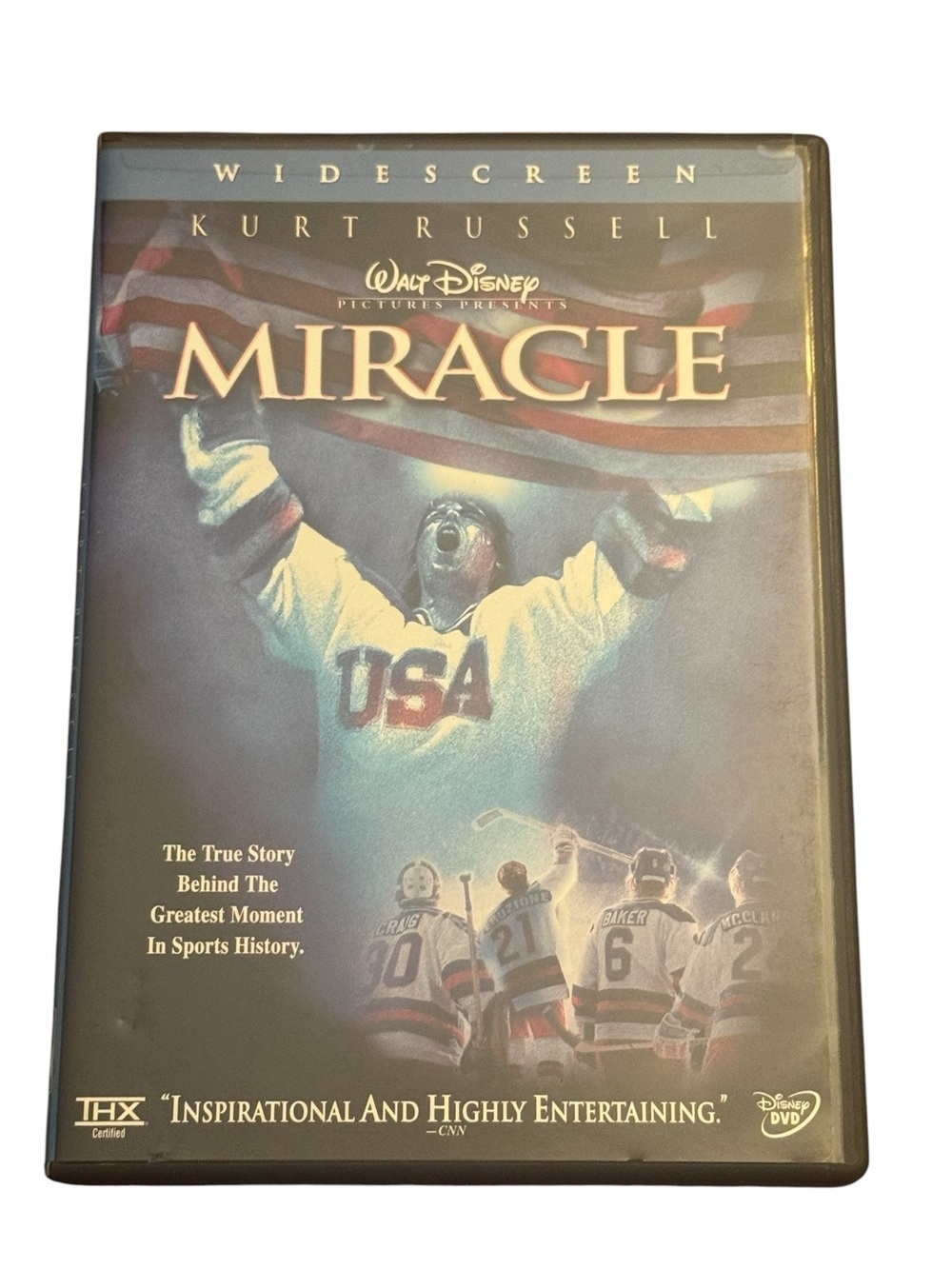 Walt Disney Miracle (Widescreen) 2-disc DVD - USA Kurt Russel Olympic Hockey